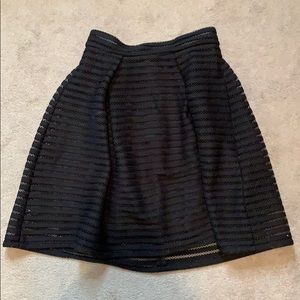 Fun black party skirt by Jesse Rowes